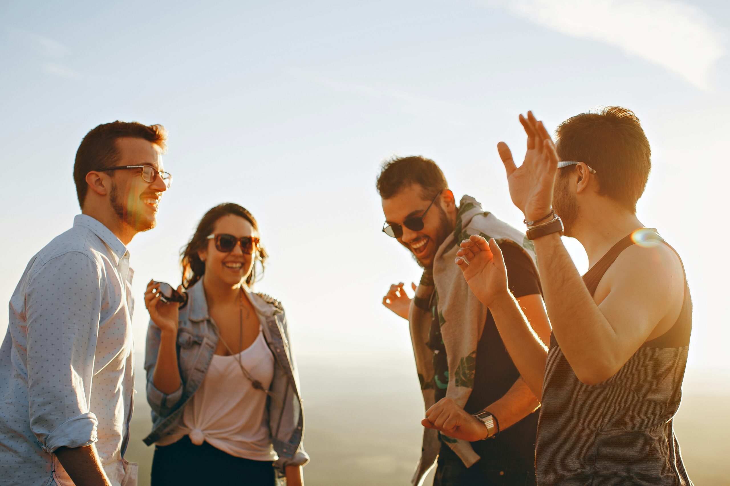 A group of happy people