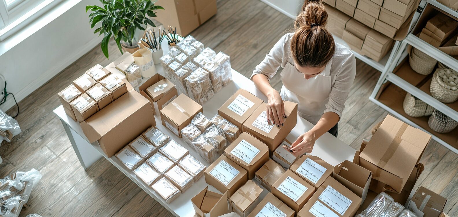 Woman packages Fair Reorders